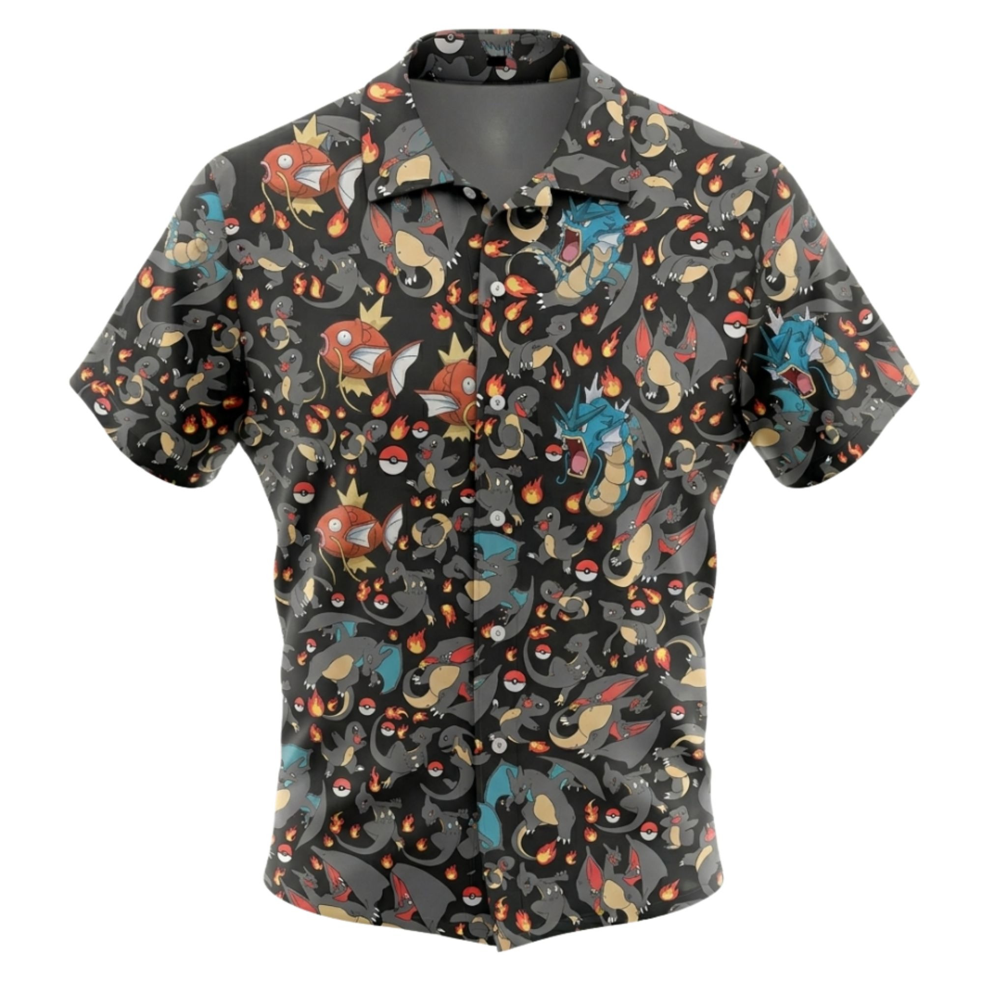 Charizard Charmander Anime Hawaiian Shirt