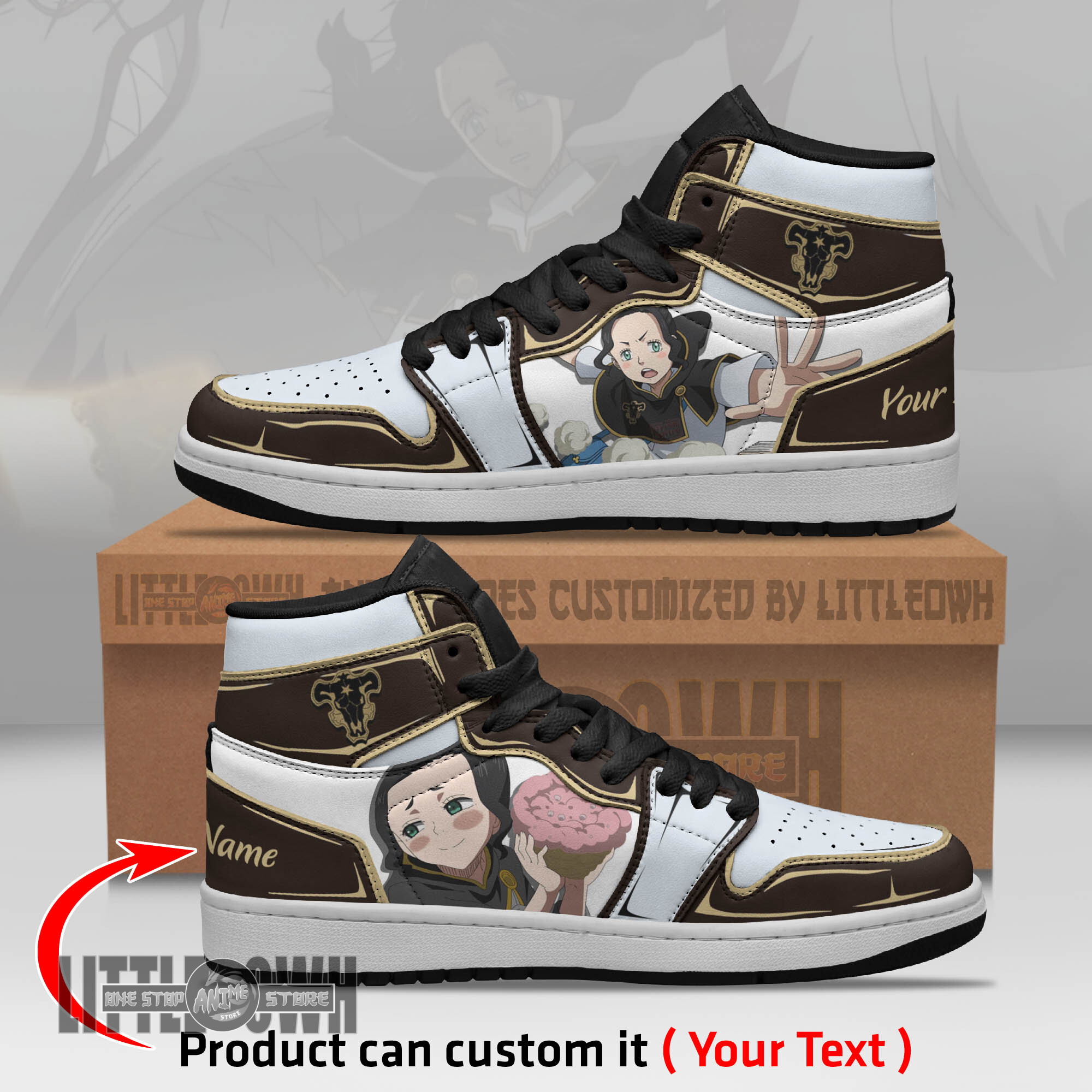 Charmy Pappitson Persionalized Shoes Black Clover Anime Boot Sneakers