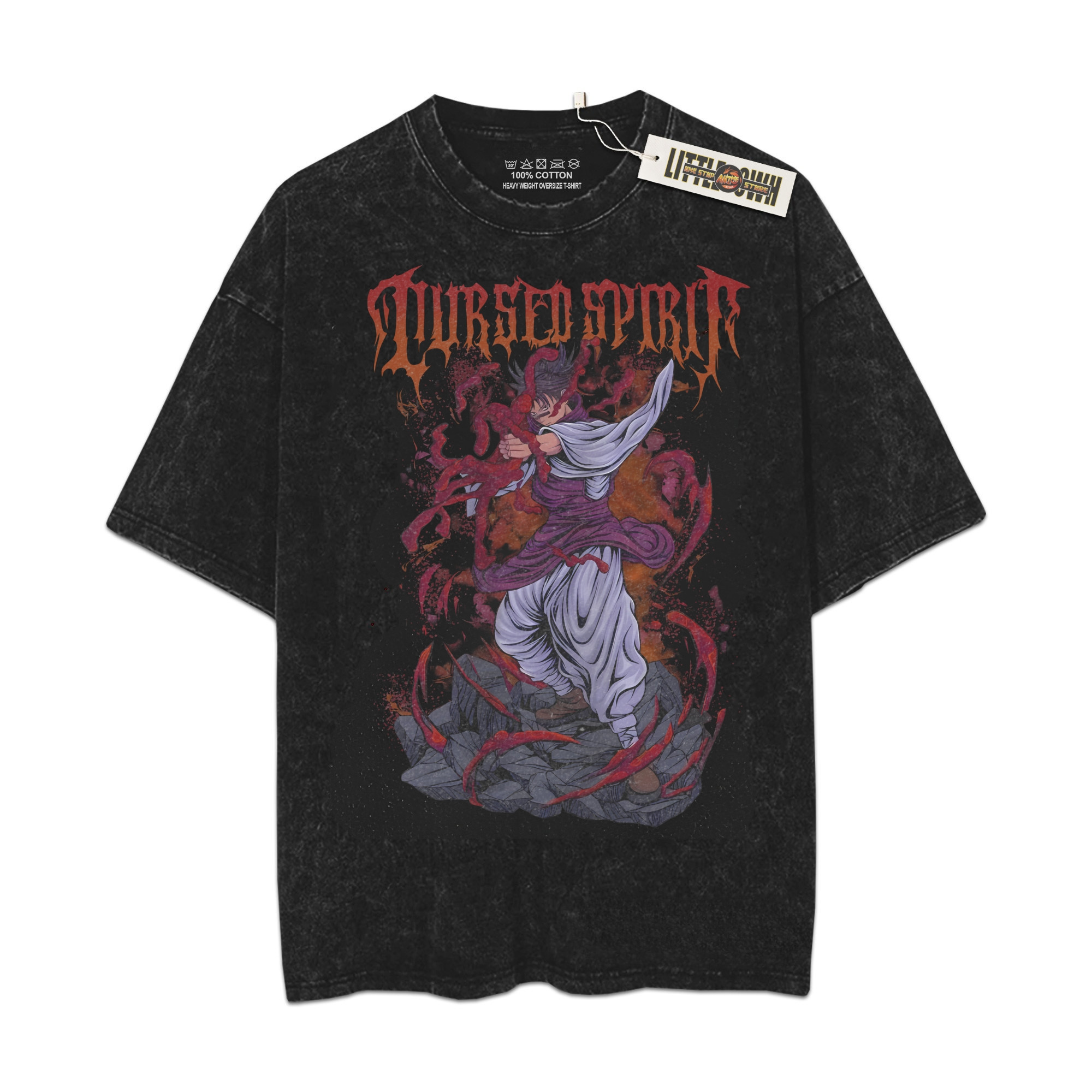 Choso Vintage Shirt JJK Oversized Washed Tees - Custom Anime Tee