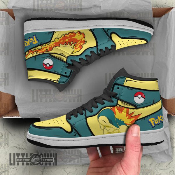 Cyndaquil Pokemon Custom Anime Boot Sneakers 6 cyndaquil shoes custom pkm anime boot sneakers jeuub