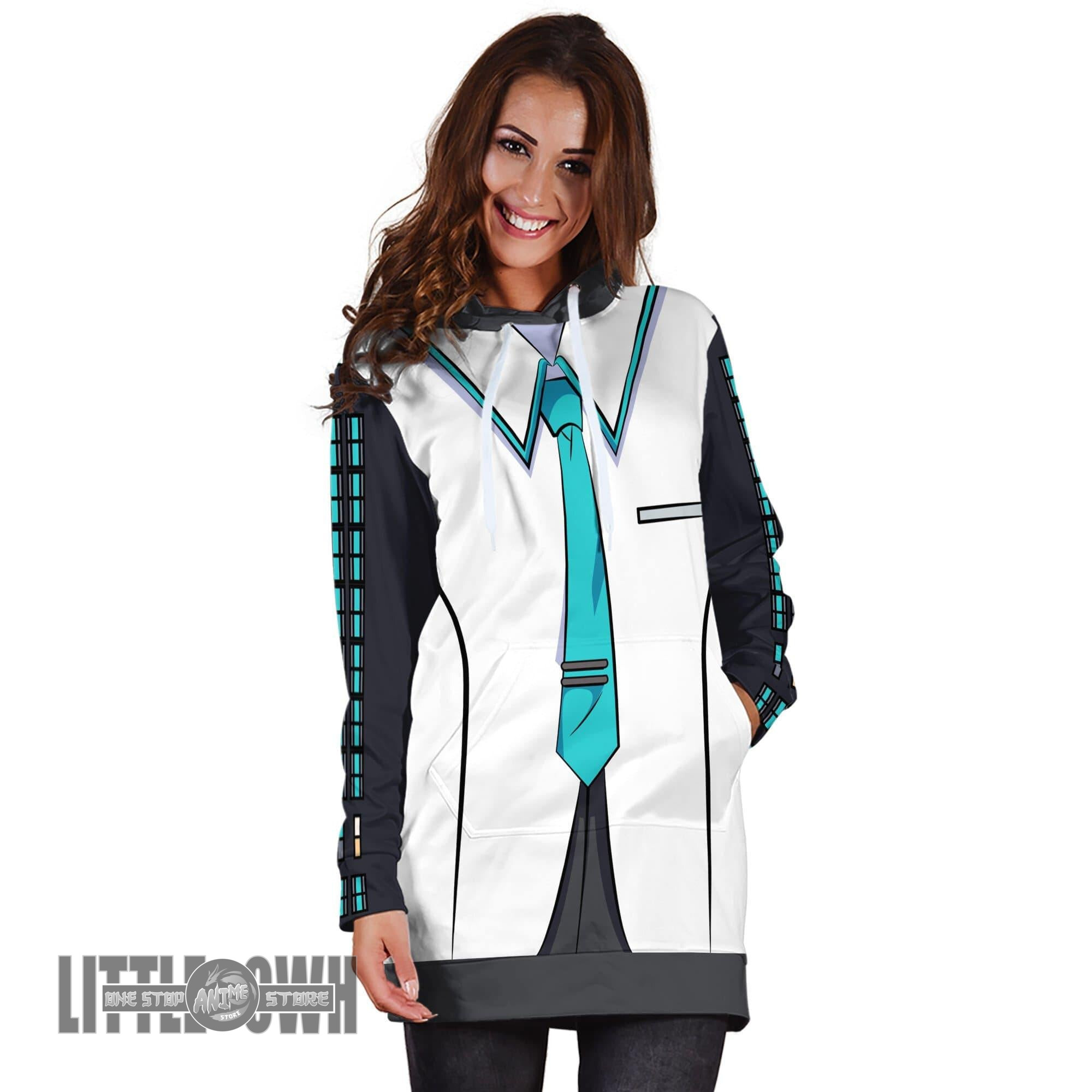 Darling In The Franxx Code 390 Miku Anime Cosplay Costume Uniform Women Hoodies Dress