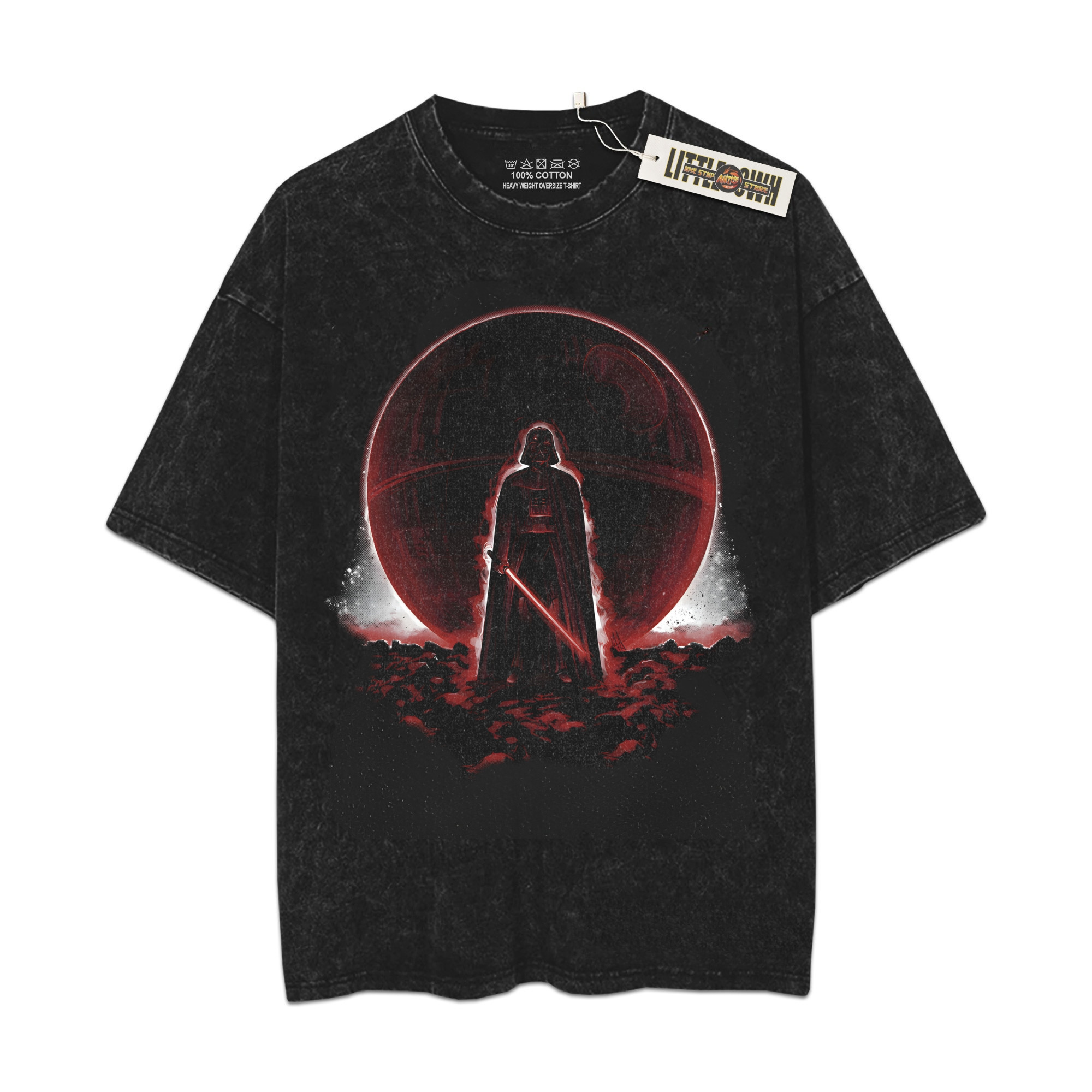 Darth Vader Vintage Shirt War Oversized Washed Tees - Custom Anime Tee
