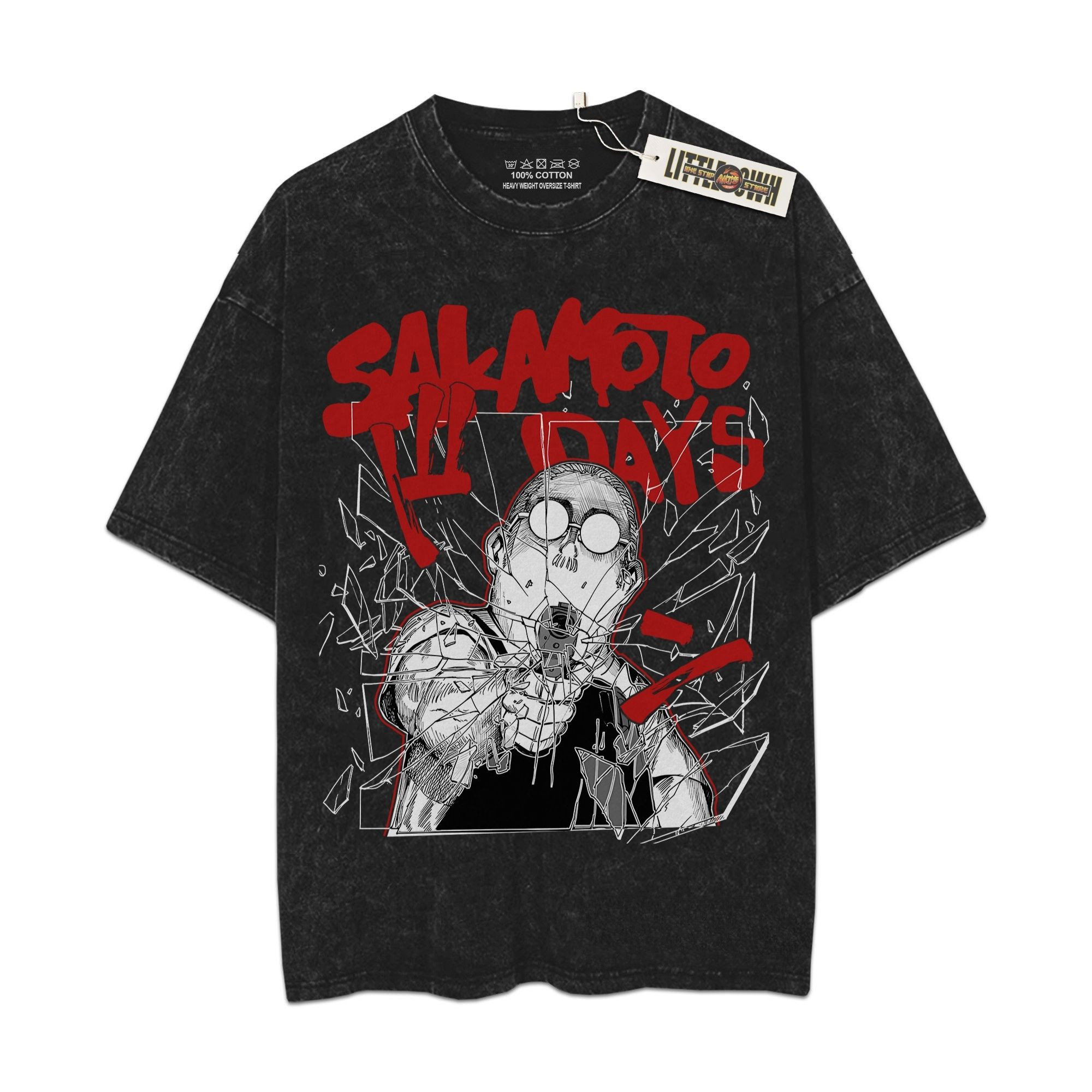Day of Sakamoto Vintage Shirt Oversized Washed Tees - Custom Anime Tee