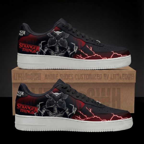Demogorgon Stranger Things Custom AF1 Sneakers