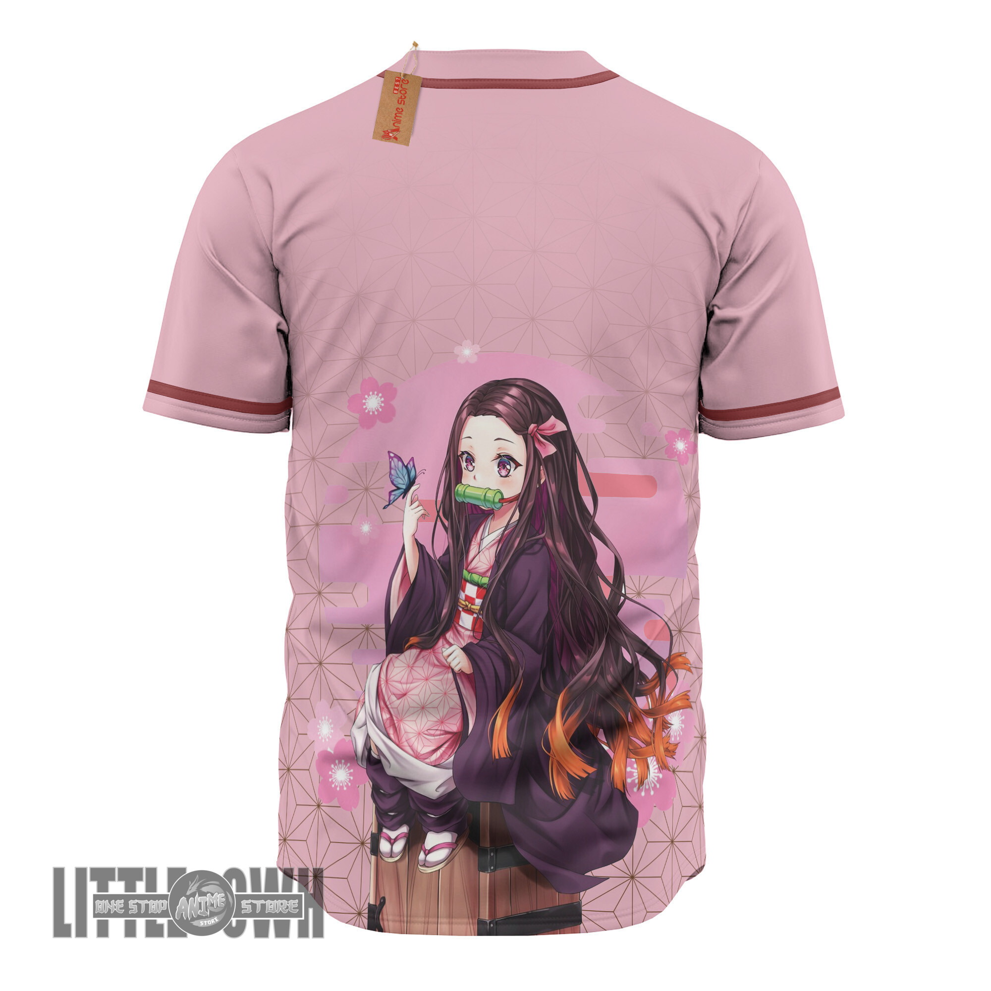 Demon Slayer Baseball Jersey Custom Nezuko Kamado Costumes Cosplay 2 Demon Slayer Baseball Jersey Custom Nezuko Kamado Costumes Cosplay - Image 2
