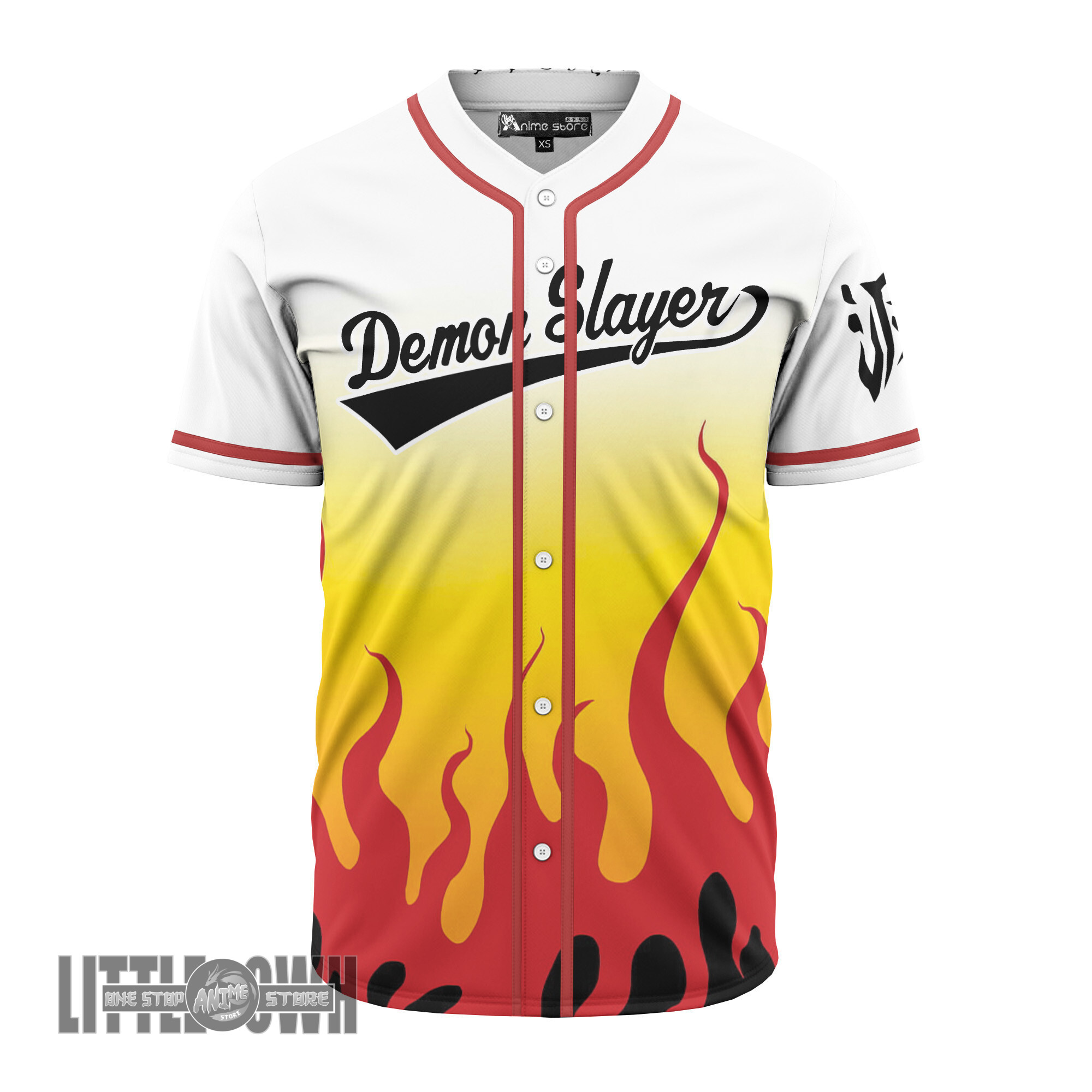 Demon Slayer Baseball Jersey Custom Rengoku Costumes Cosplay