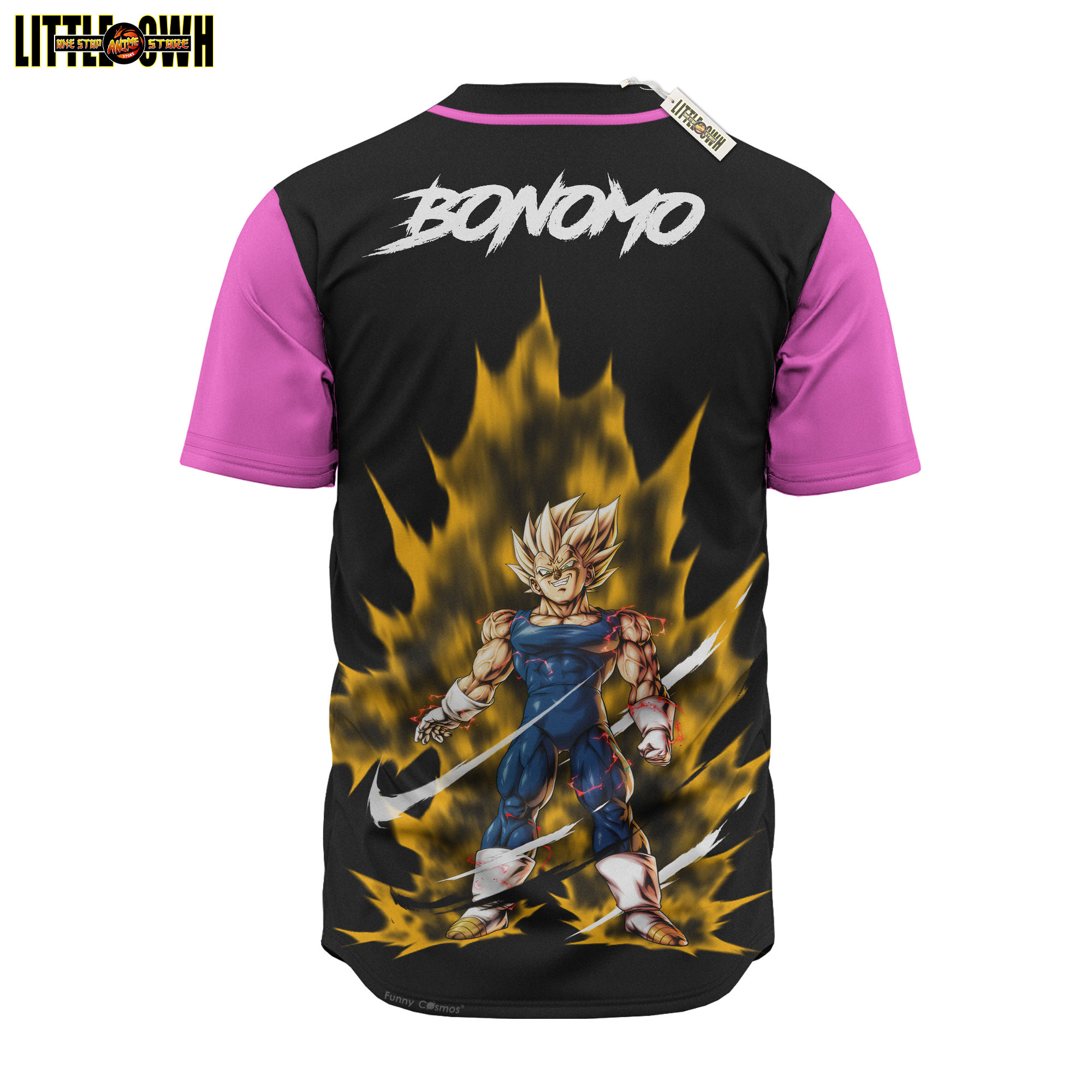 Alternative view of DGB Baseball Jersey Custom Vegeta Costumes Cosplay