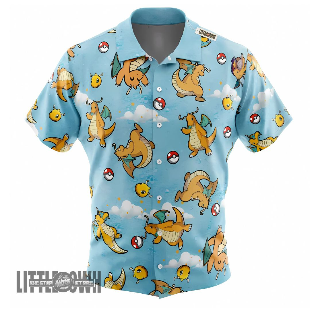 Dragonite Pokemon Anime Hawaiian Shirt