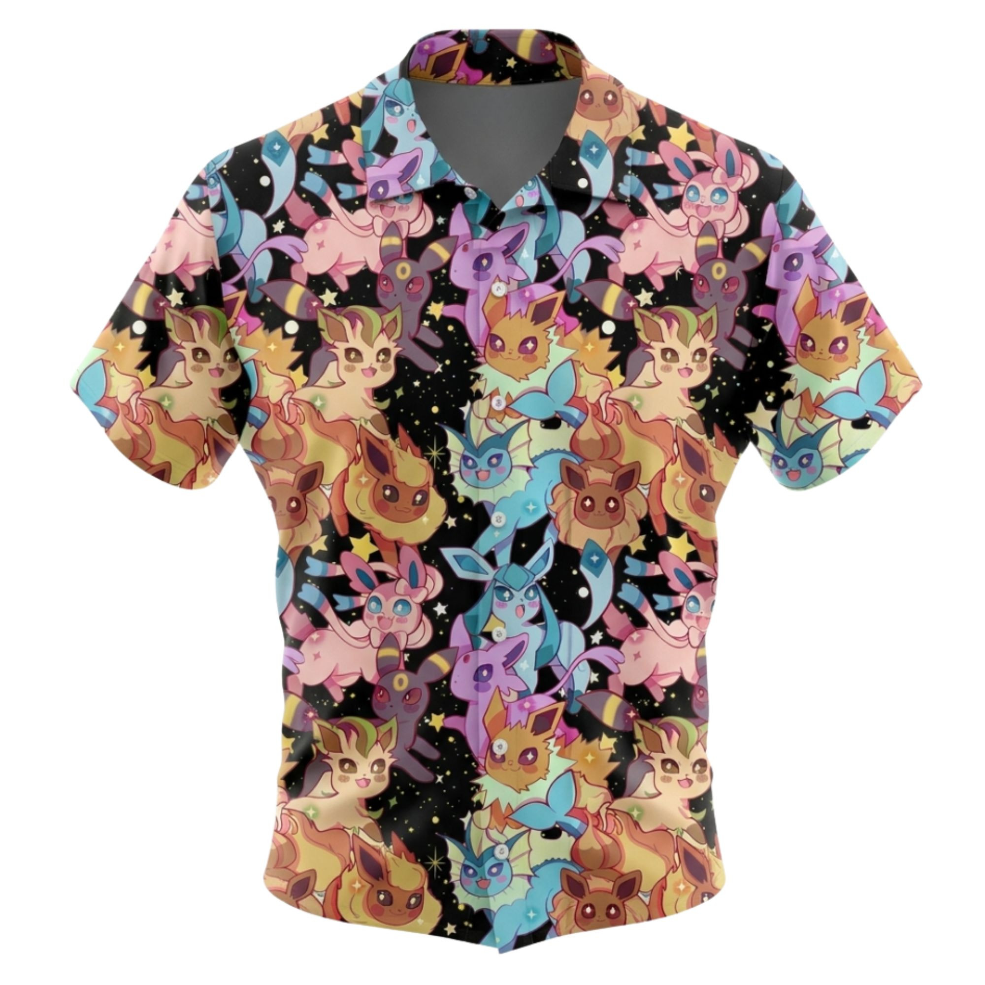 Eevee Evolutions Anime Hawaiian Shirt