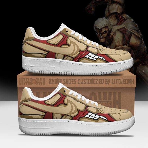 Eren Yeager Anime Sneakers - Custom AoT AF1 Shoes
