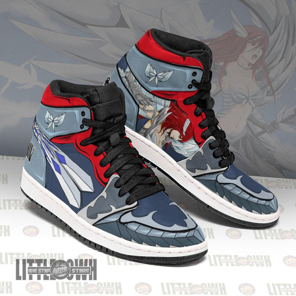Erza Scarlet Shoes Custom FT Anime Boot Sneakers 2 Erza Scarlet Shoes Custom FT Anime Boot Sneakers - Image 2