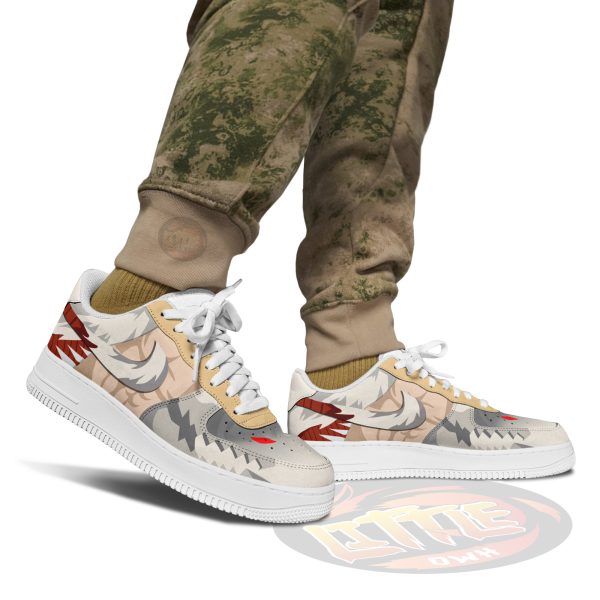 Falco Jaw Anime Sneakers - Custom AoT AF1 Shoes 7 falco jaw anime sneakers custom aot af1 shoes nezuw