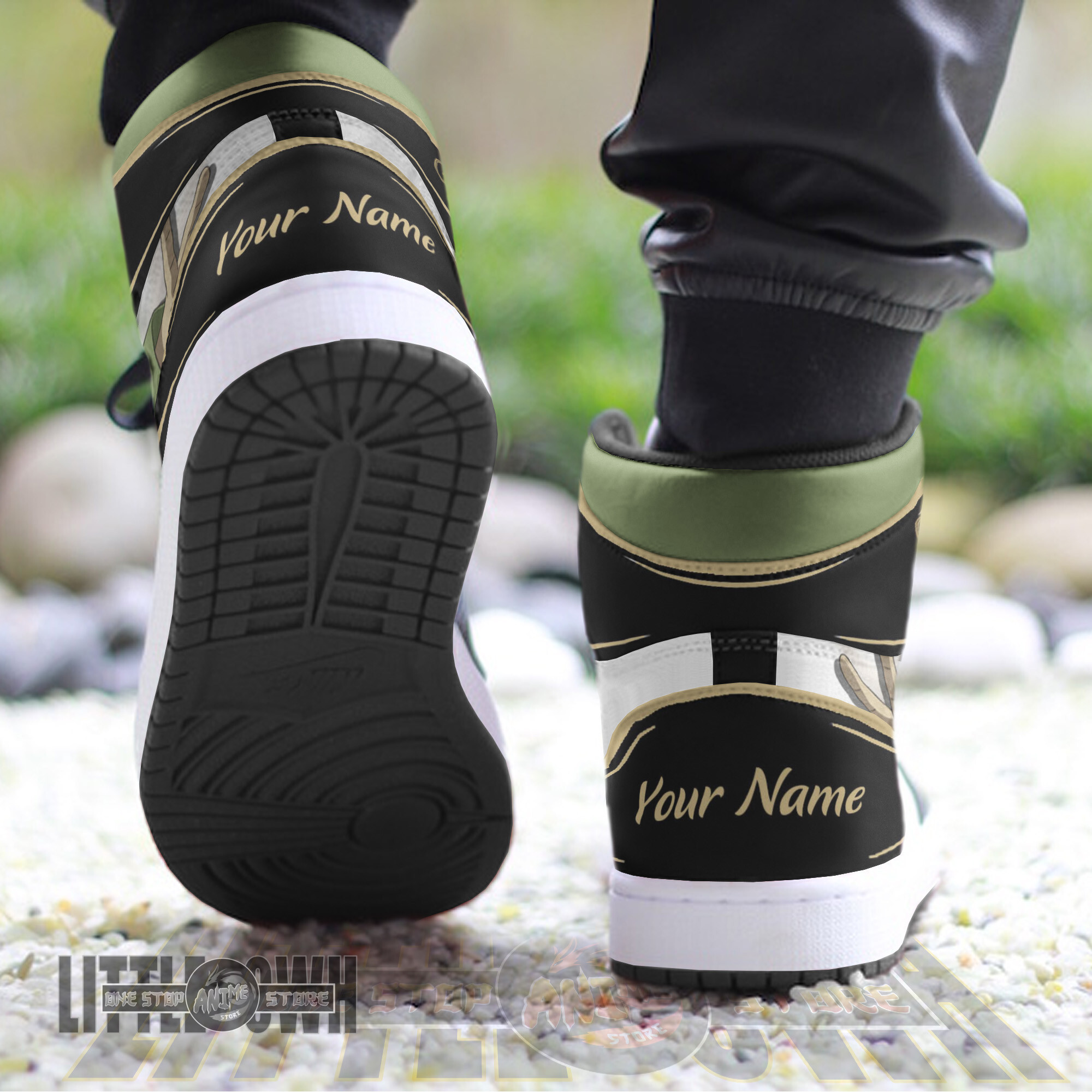 Alternative view of Finral Roulacase Persionalized Shoes Black Clover Anime Boot Sneakers