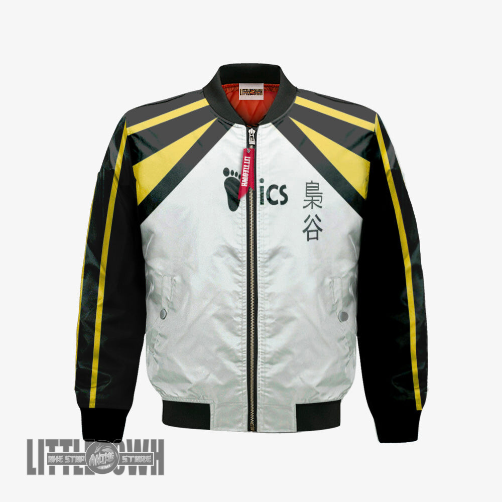 Fukurodani Bomber Jacket Custom Haikyuu Anime Cosplay Costumes