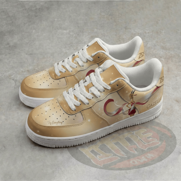 Alternative view of Gazelle Zootopia Custom AF1 Sneakers