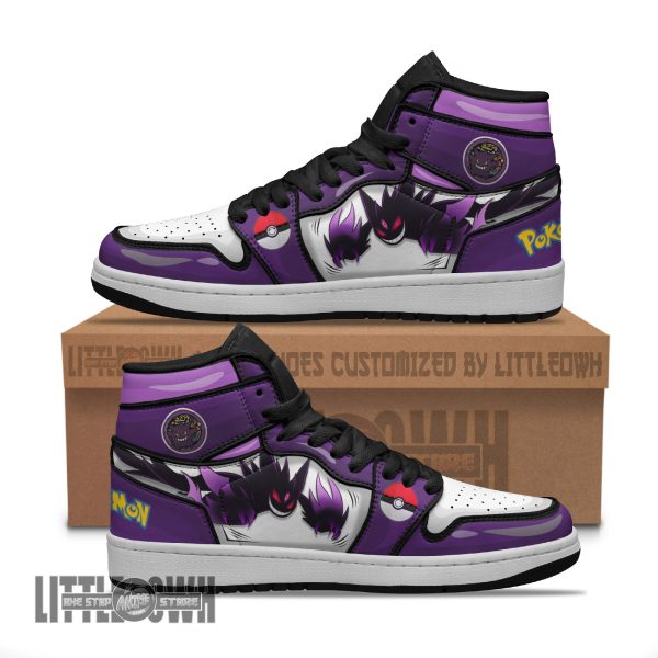 Gengar 3D Shoes Custom Anime PKM Boot Sneakers