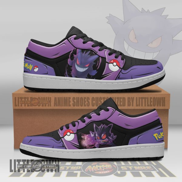 Gengar Pokemon Anime Shoes Custom JD Low Sneakers