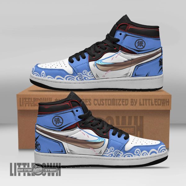 Gintoki Sakata Anime Shoes Gintama Custom Boot Sneakers Weapon