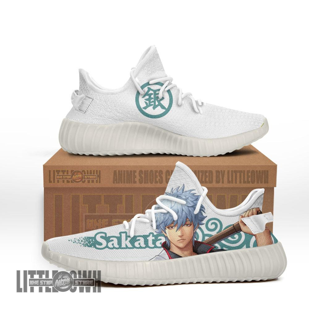 Gintoki x Takasugi Shoes Custom Gintama Anime YZ Boost Sneakers