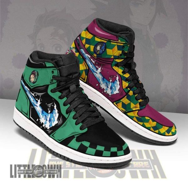 Alternative view of Giyuu x Tanjiro Anime Shoes KNY Boot Sneakers