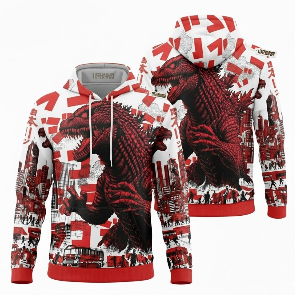 Godzilla King of the Monsters Hoodie And Jogger Set Movie Cosplay