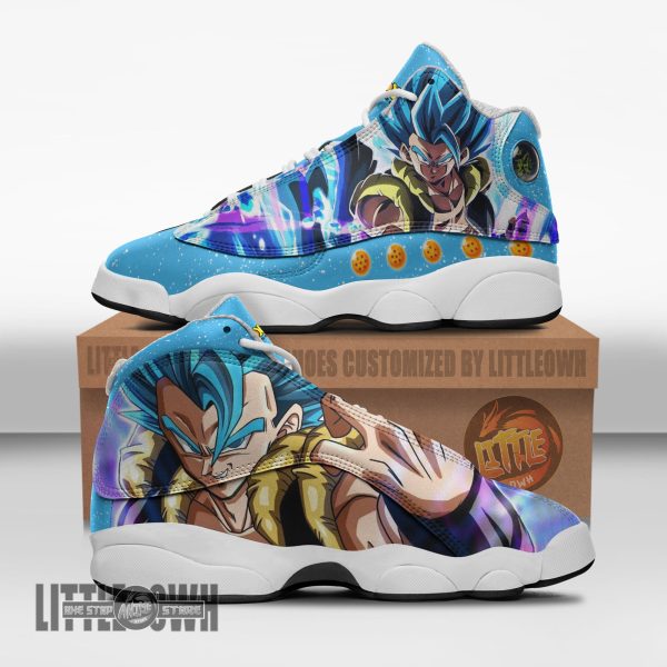 Gogeta Blue Shoes Custom Dragon Ball Anime JD13 Sneakers