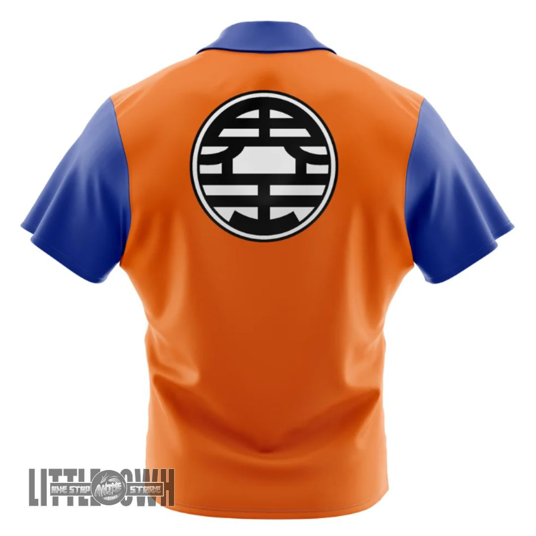 Alternative view of Goku Dragon Ball Z Anime Hawaiian Shirt