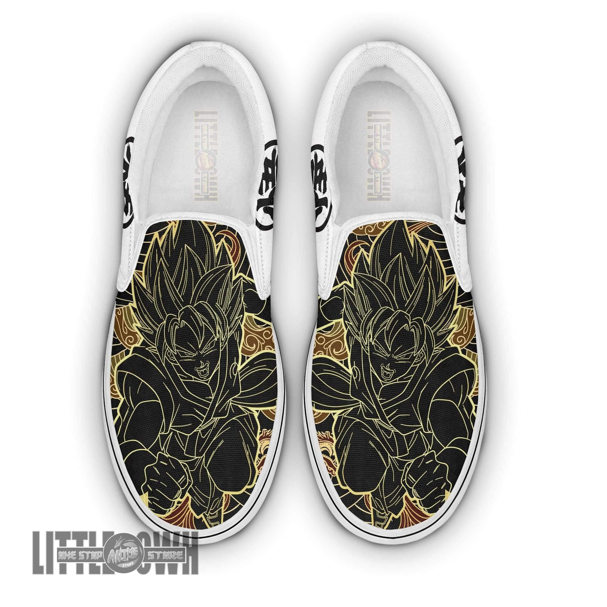 Goku Shoes Classic Slip-On Custom Dragon Ball Z Anime Shoes