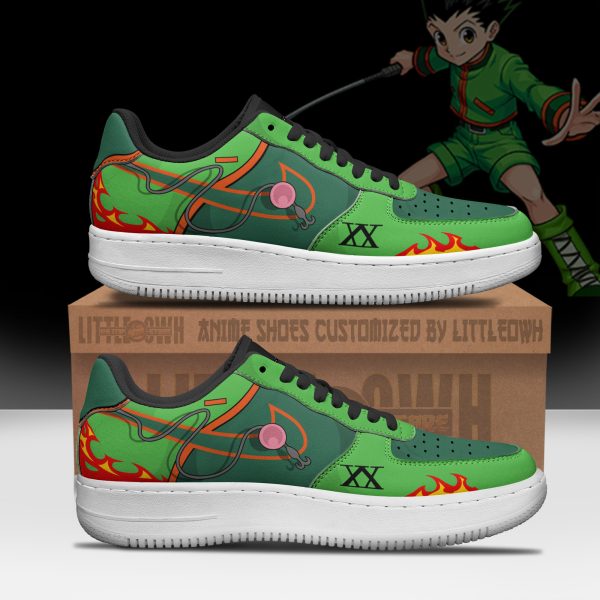 Gon Anime Sneakers - Custom Hunter AF1 Shoes