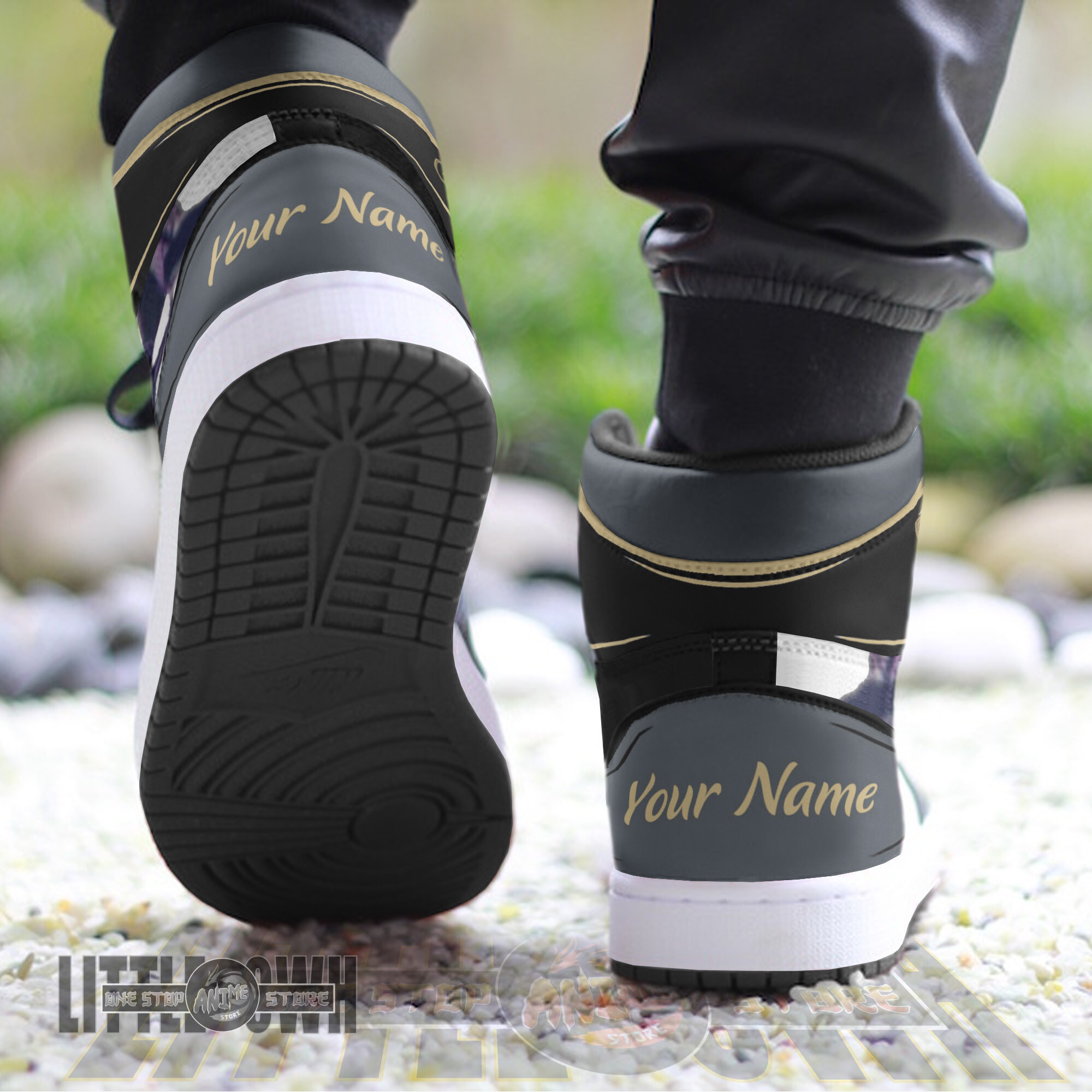 Alternative view of Gordon Agrippa Persionalized Shoes Black Clover Anime Boot Sneakers
