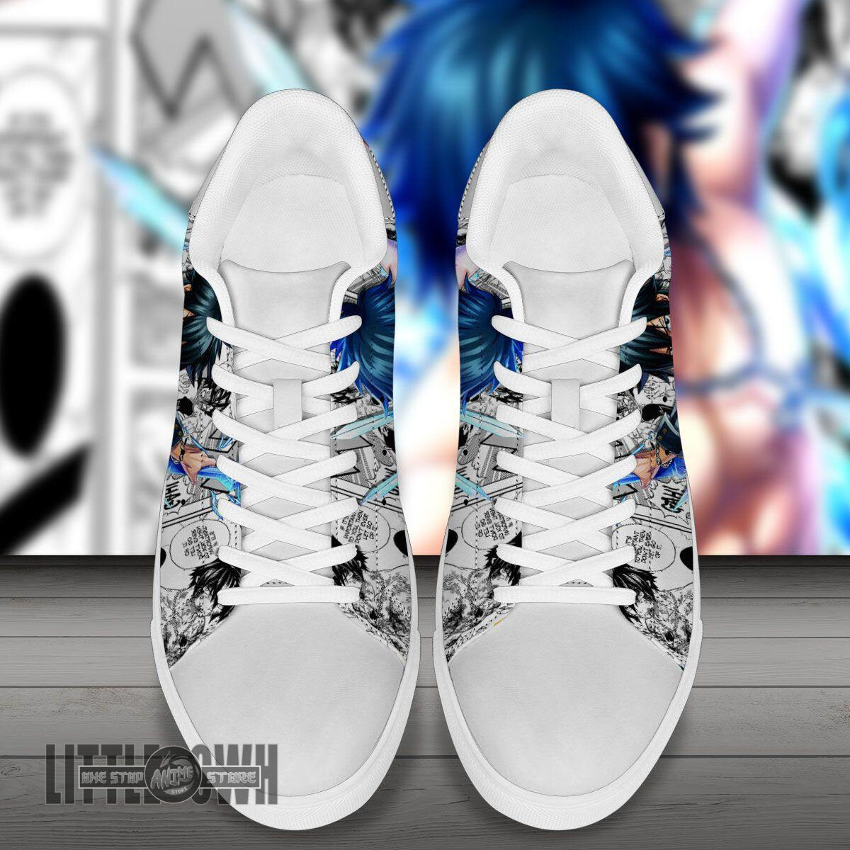 Gray Fullbuster Skate Sneakers Custom Fairy Tail Anime Shoes 3 Gray Fullbuster Skate Sneakers Custom Fairy Tail Anime Shoes - Image 3