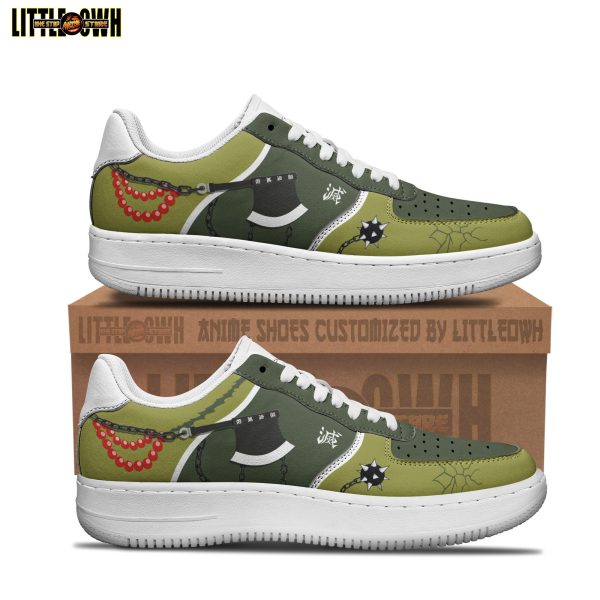 Gyomei Himejima Anime Sneakers Custom Stone Breathing Demon Slayer Anime Shoes