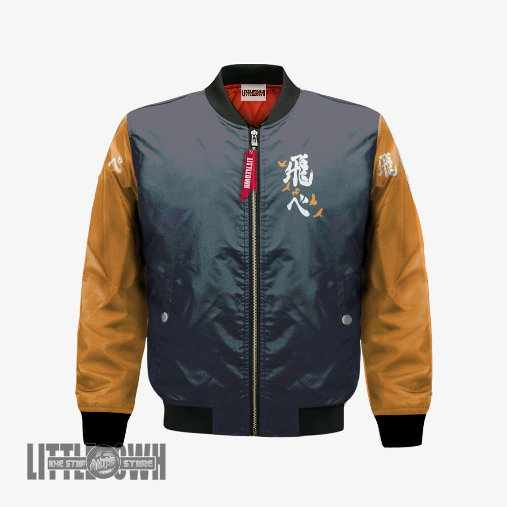 Haikyuu Fly High Karasuno Bomber Jacket Cosplay Costumes