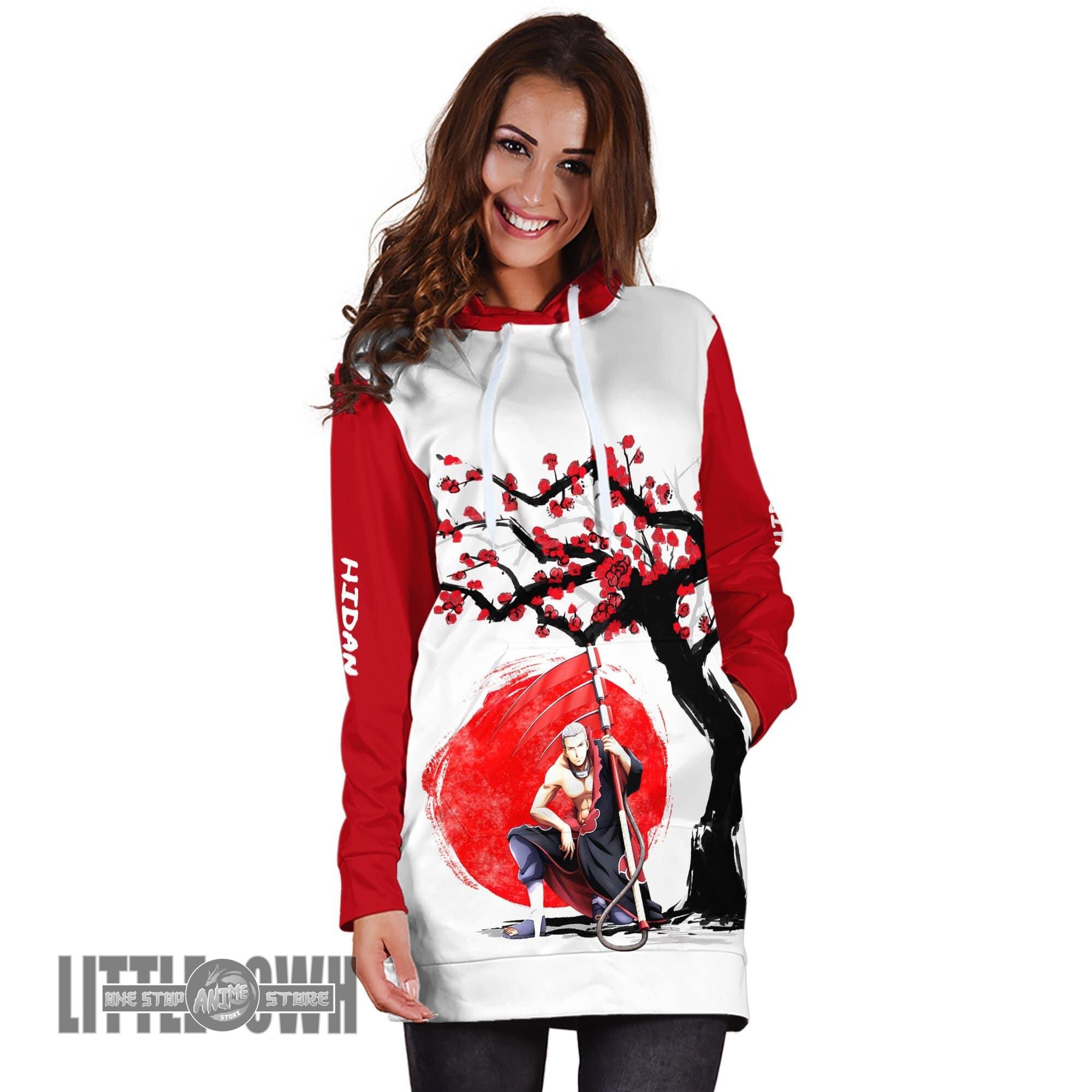 Hidan Akatsuki Custom Anime Naruto Ninja Under The Sun Women Hoodie Dress
