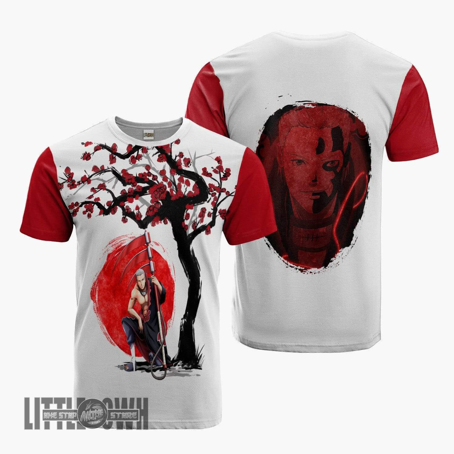 Hidan Akatsuki T Shirt Nrt Clothes Anime Merch Outfits Ninja Under The Sun