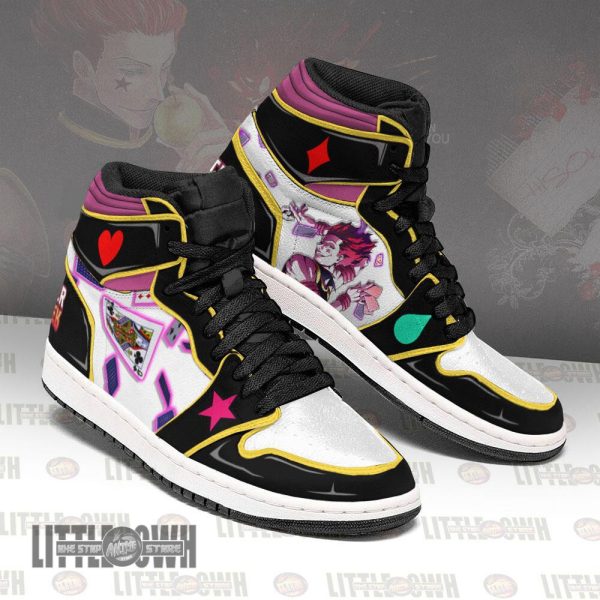 Alternative view of Hisoka Morow Shoes Custom HxH Black Anime Boot Sneakers