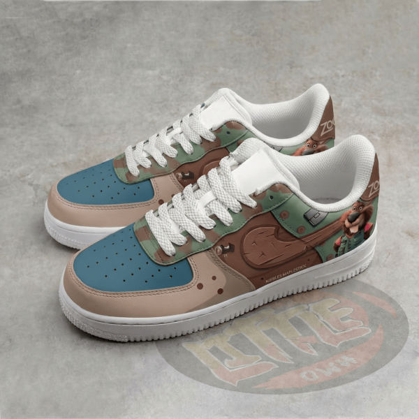 ibbles maplestick zootopia custom af1 sneakers u9qfy