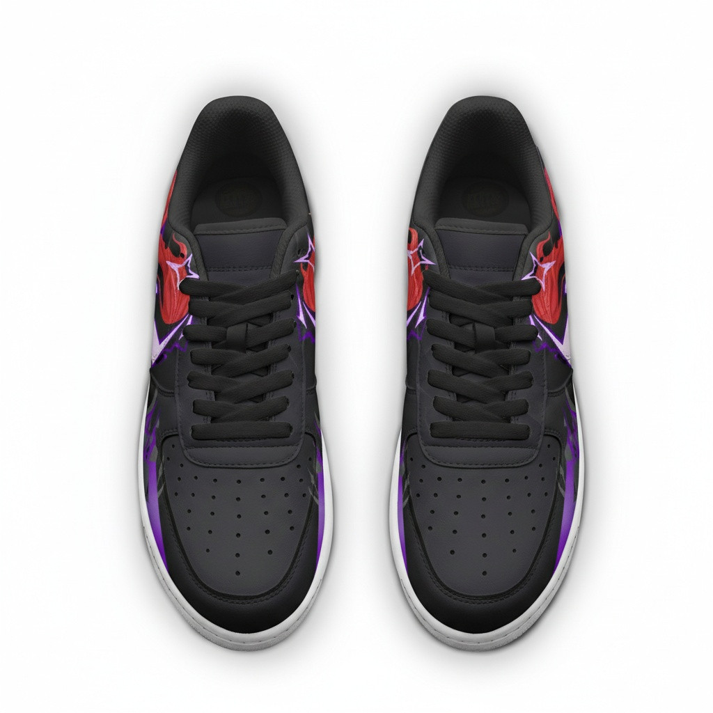 Igris Solo Lv Custom AF1 Sneakers 3 Igris Solo Lv Custom AF1 Sneakers - Image 3
