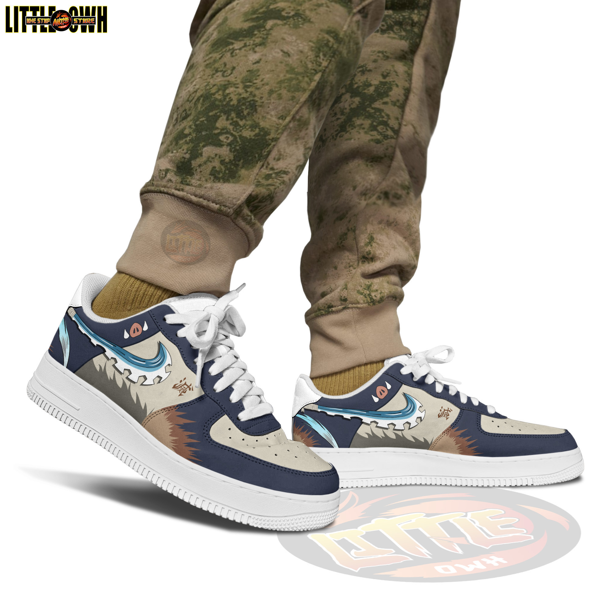 Inosuke Anime Sneakers Custom Beast Breathing Demon Slayer Anime Shoes 4 Inosuke Anime Sneakers Custom Beast Breathing Demon Slayer Anime Shoes - Image 4
