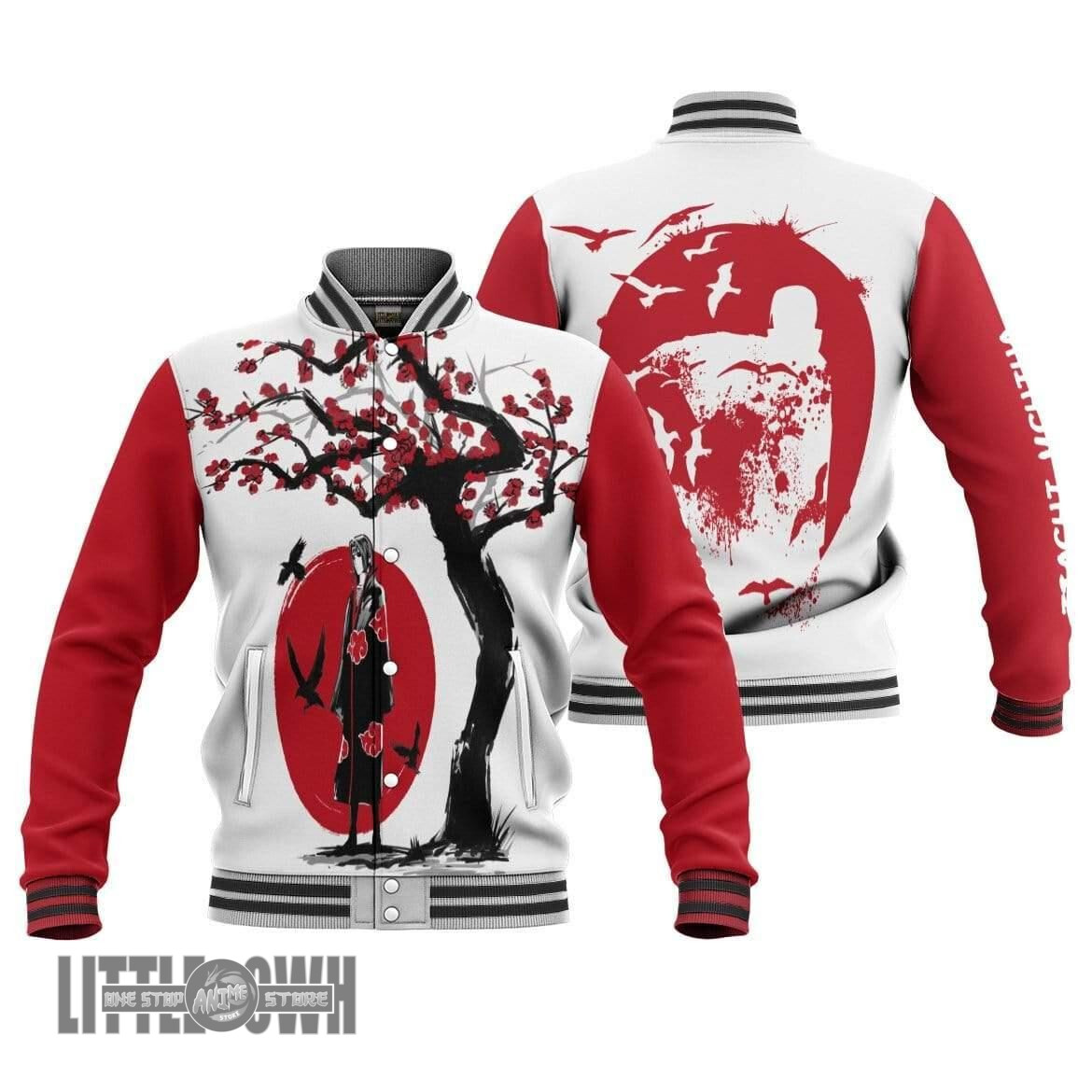Itachi Akatsuki Baseball Jacket Naruto Outfits Anime ClothesNinja Under The Sun