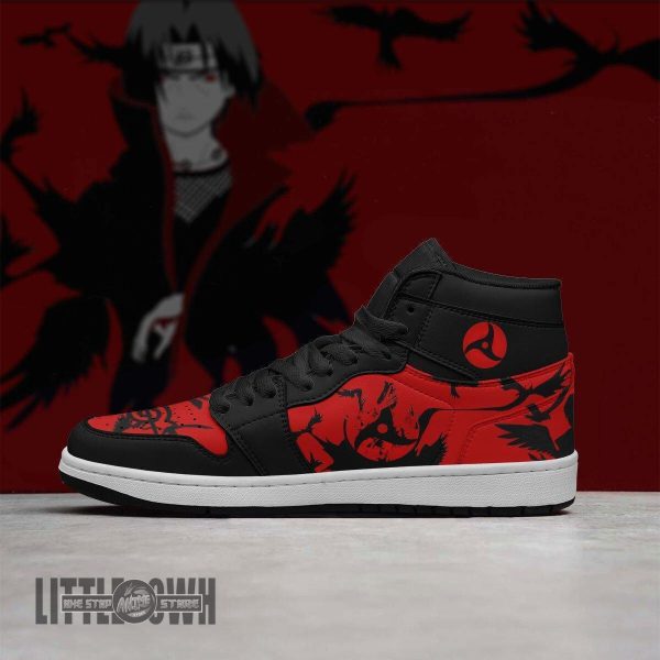Itachi Akatsuki Shoes Custom Anime NRT Boot Sneakers 7 itachi akatsuki shoes custom anime nrt boot sneakers zztax