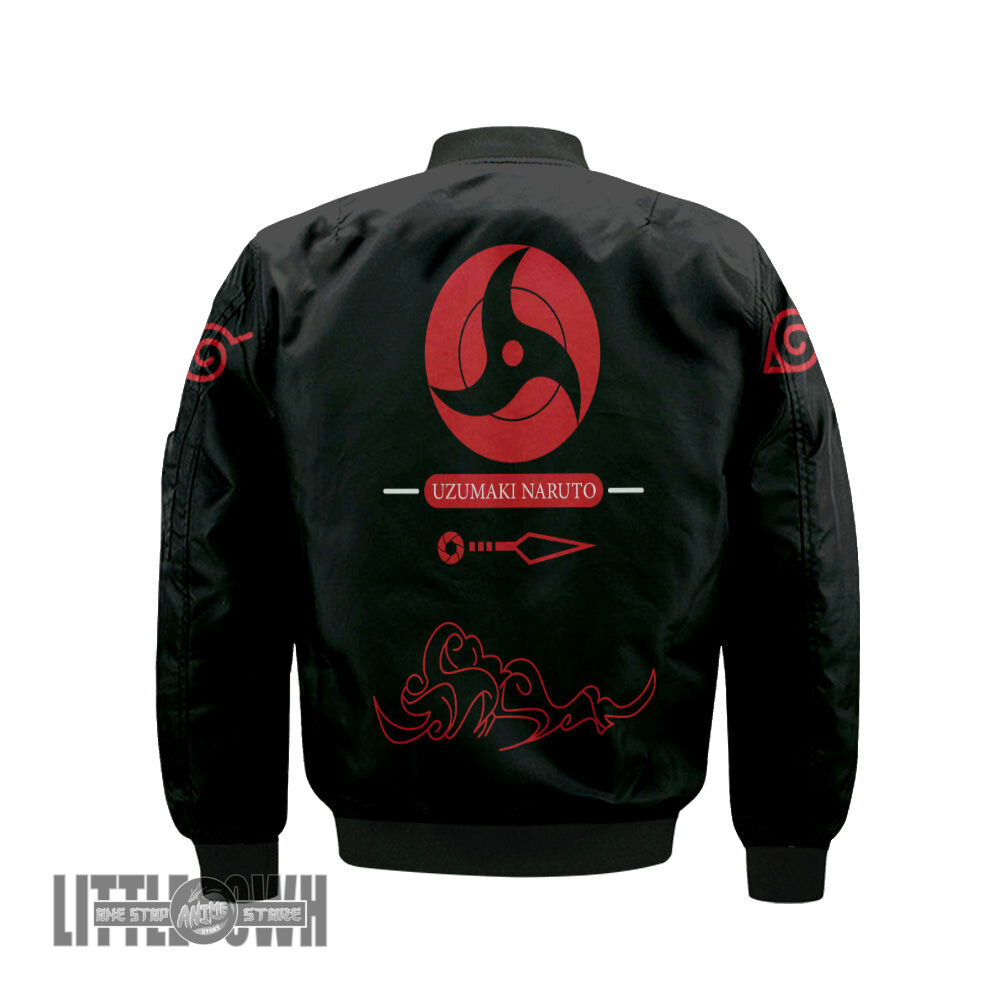 Itachi Uchiha Bomber Jacket Custom Naruto Cosplay Costumes 3 Itachi Uchiha Bomber Jacket Custom Naruto Cosplay Costumes - Image 3