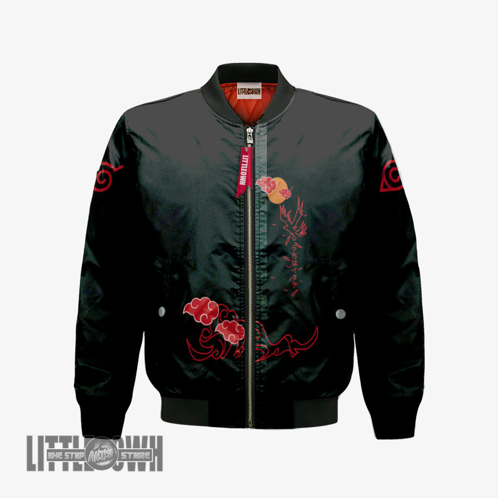 Itachi Uchiha Bomber Jacket Custom Naruto Cosplay Costumes