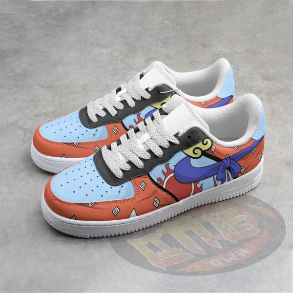 Alternative view of Jinbei Anime Sneakers - Custom OP AF1 Shoes