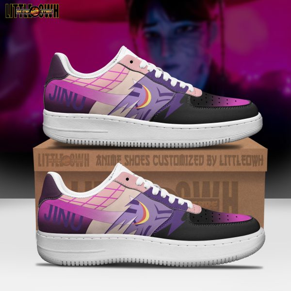 Jinu Anime Sneakers - Custom Kpop Demon Hunters AF1 Shoes