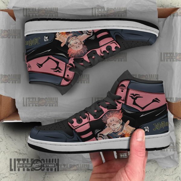 JJK Itadori Sukuna Mode Anime Boot Sneakers 7 jjk itadori sukuna mode anime boot sneakers 0m3yz