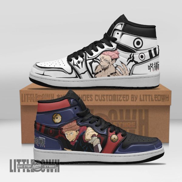 JJK Itadori x Sukuna Shoes Custom Anime Boot Sneakers