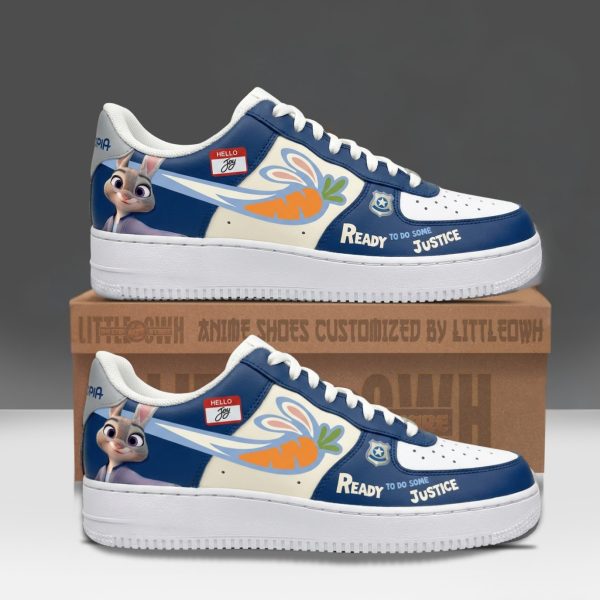 Judy Hoops Zootopia Custom AF1 Sneakers