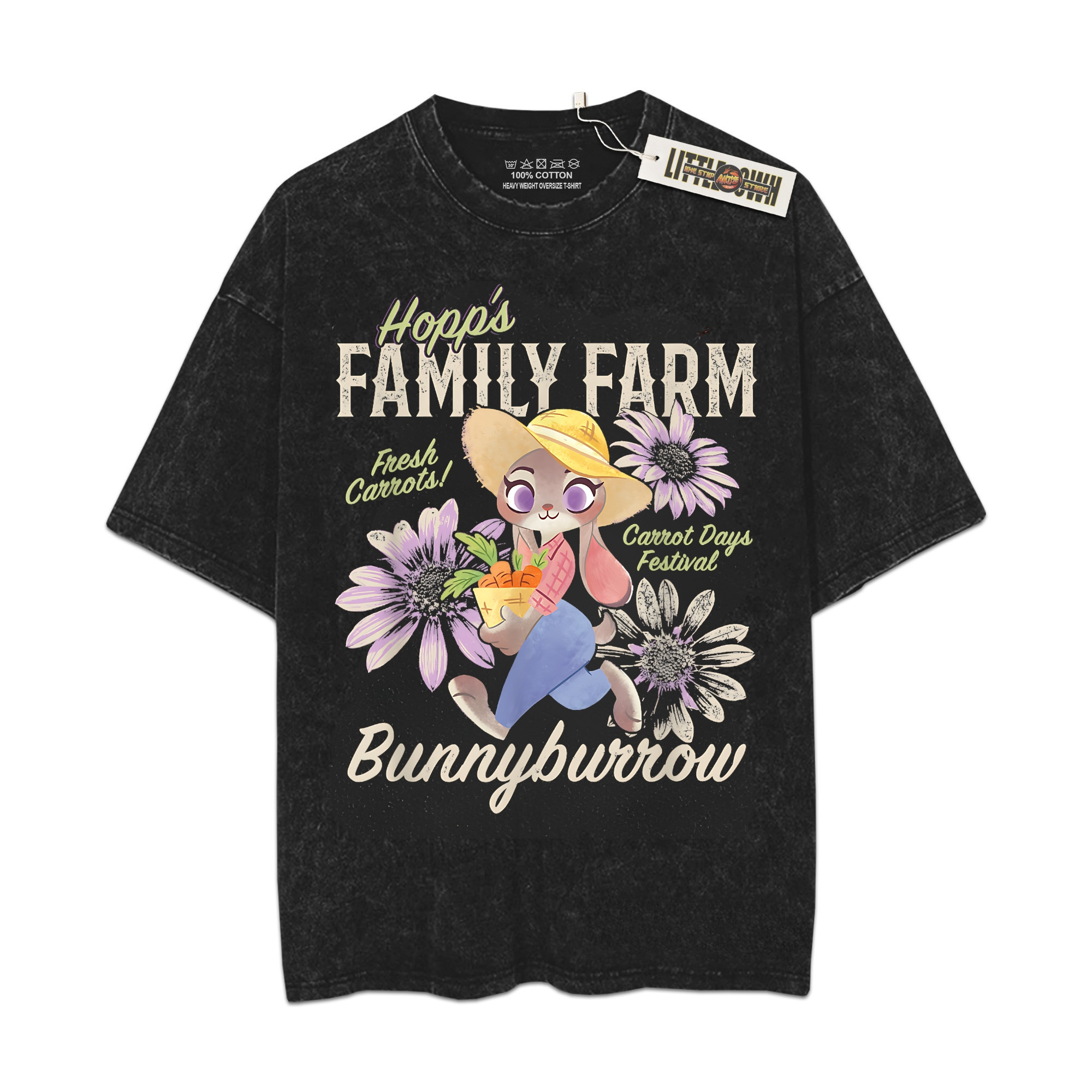 Judy Hopp'd Family Farm Shirt Zootopia Oversized Tees