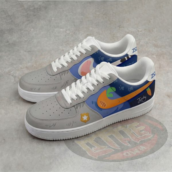 Judy Hopps Zootopia Custom AF1 Sneakers 5 judy hopps zootopia custom af1 sneakers 25qyo